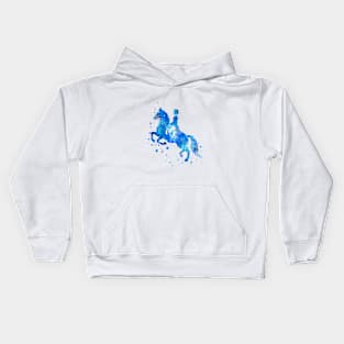 Horse racing Kids Hoodie